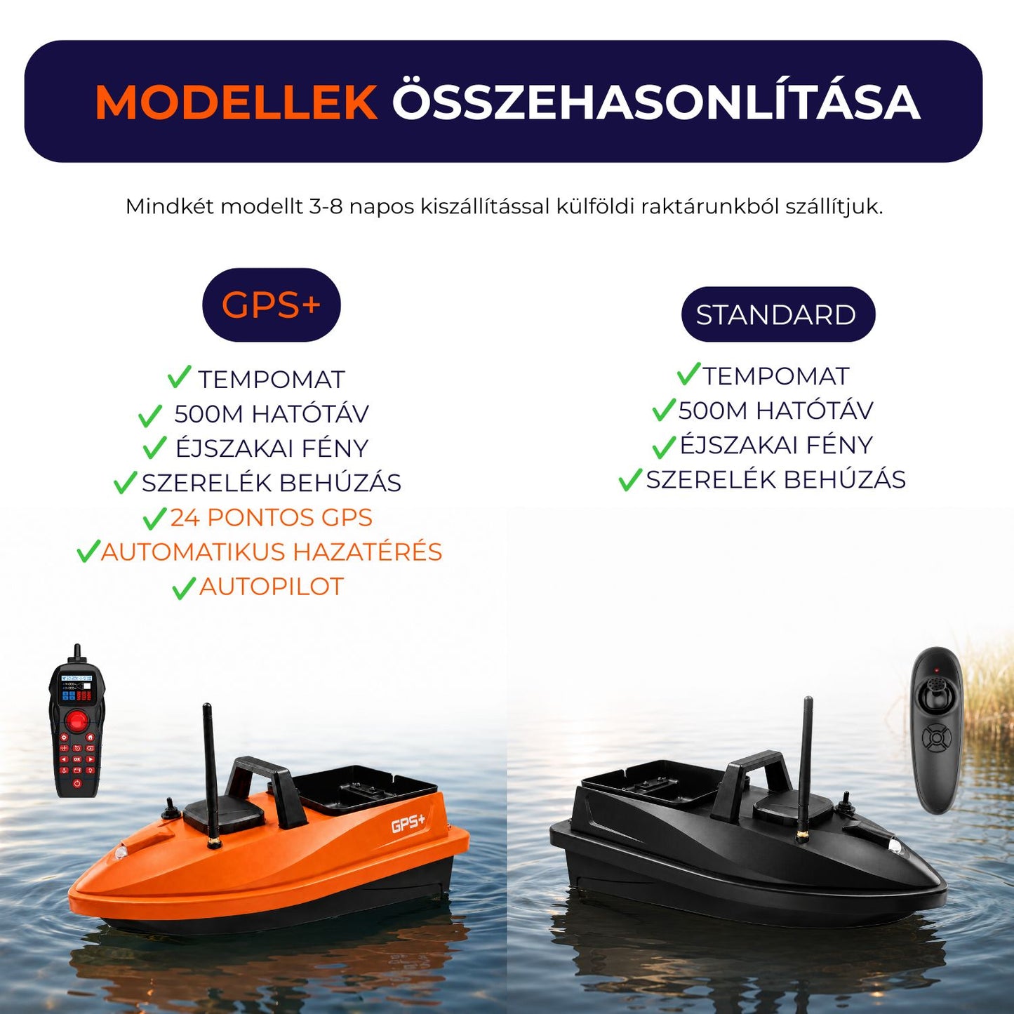 Hooky V805 Etetőhajó (5200 mAh)
