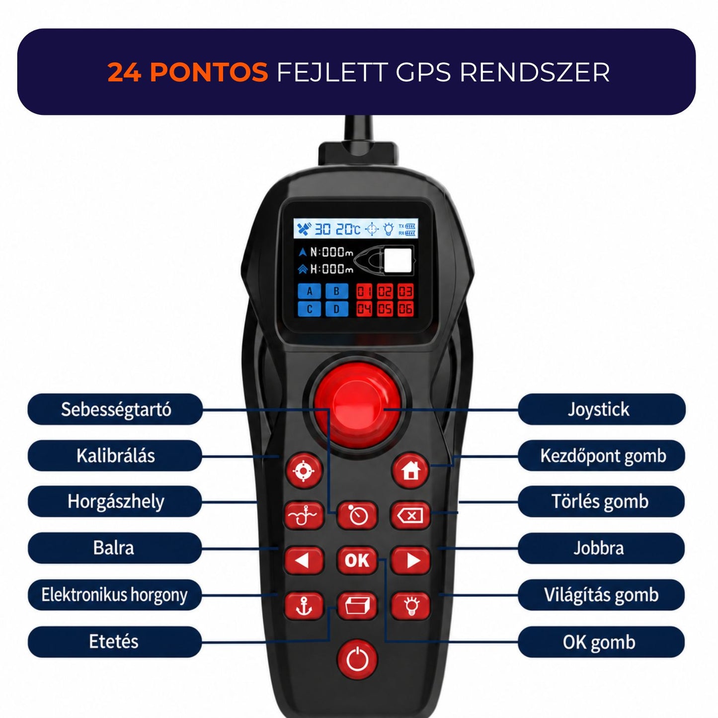 Hooky V805 Etetőhajó (5200 mAh)